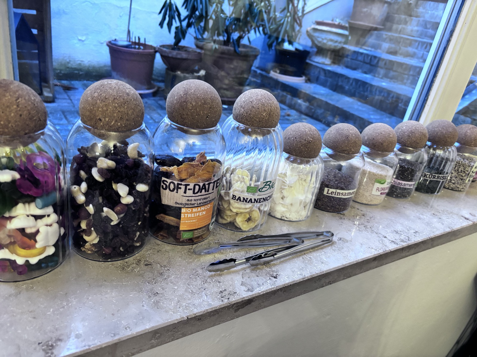 Bio-Trockenobst und Samen