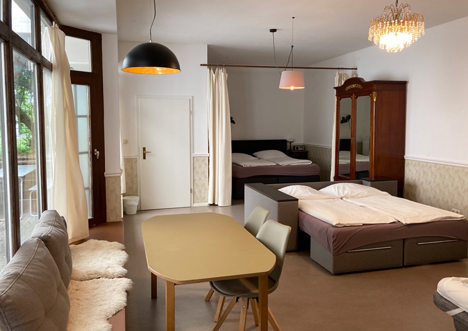 Familienzimmer im Hotel Lux